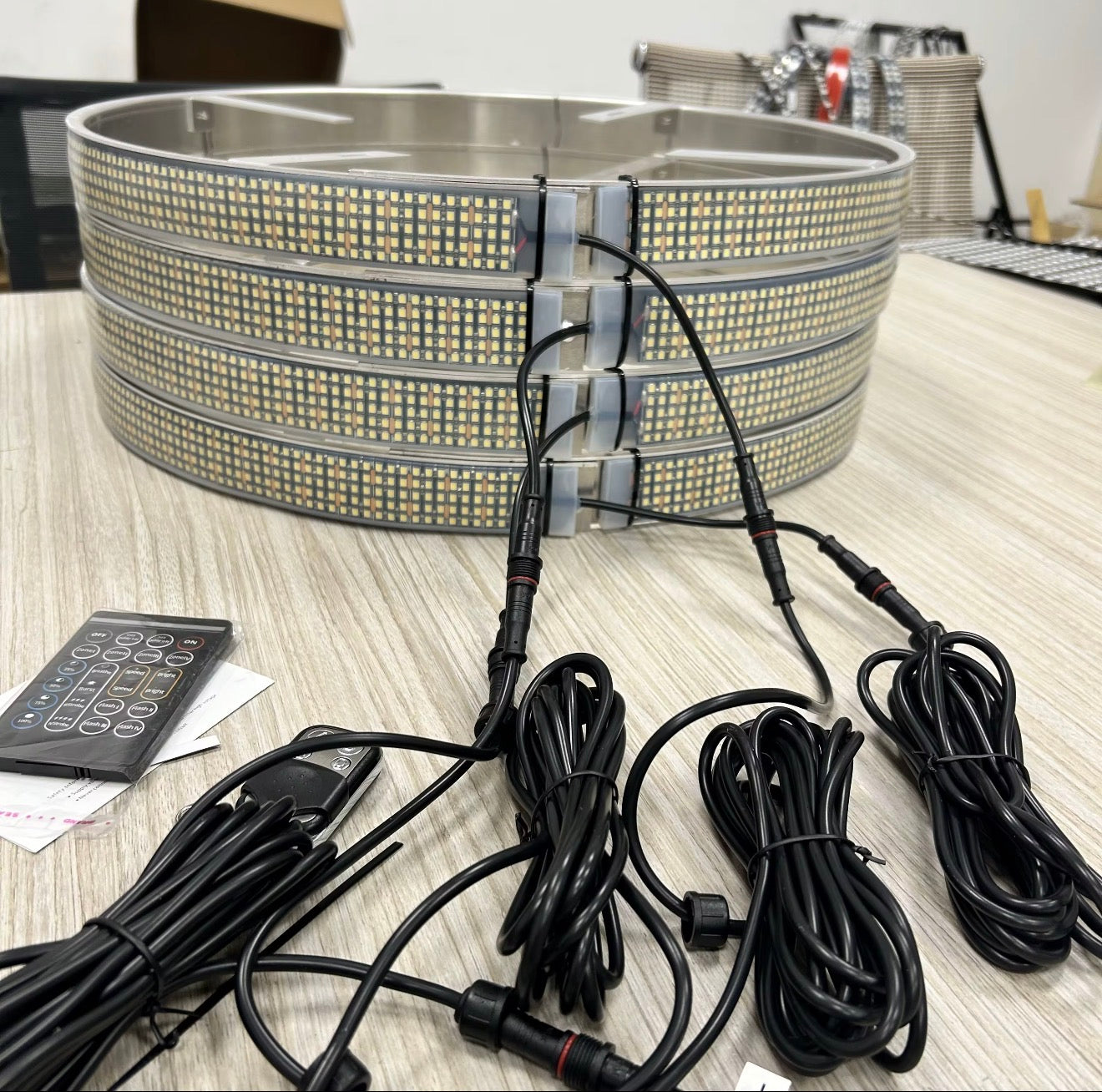 5 row wheel lights
