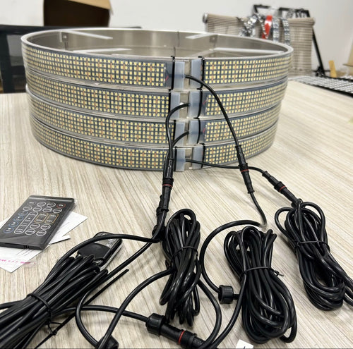 5 row wheel lights